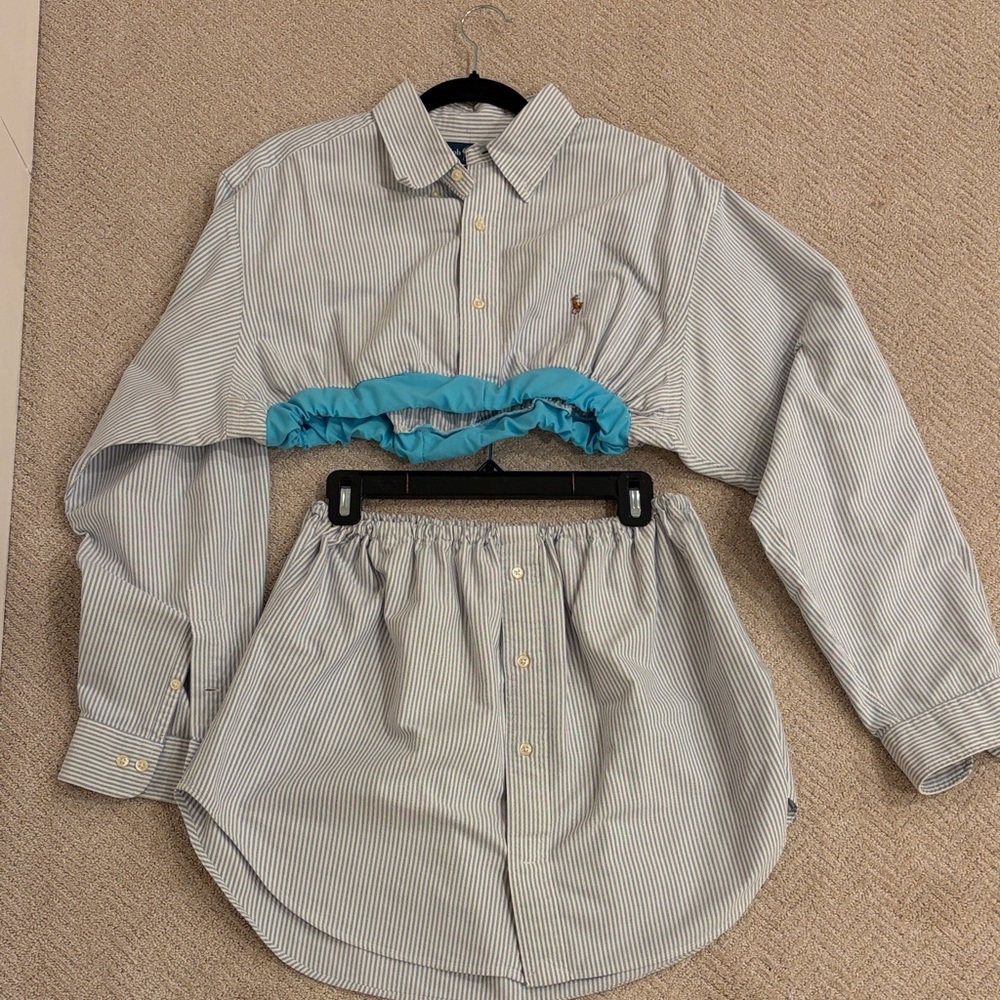 Ralph Lauren Vintage Repurposed Skirt & Top Set